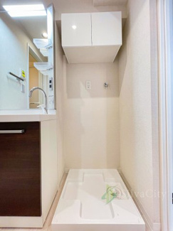 【ランドリースペース】 | マンション池上 | 洗濯機置き場