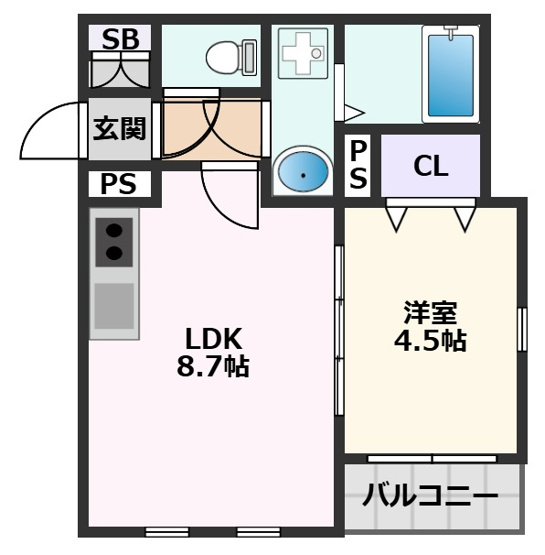 【間取り】 | エスポアール正雀本町