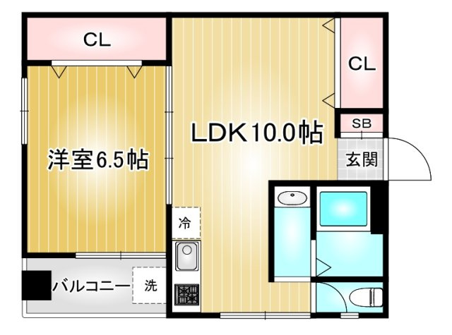 松風園ハウスA棟❘名古屋市の賃貸ならMy賃貸の間取り|松風園ハウスA棟