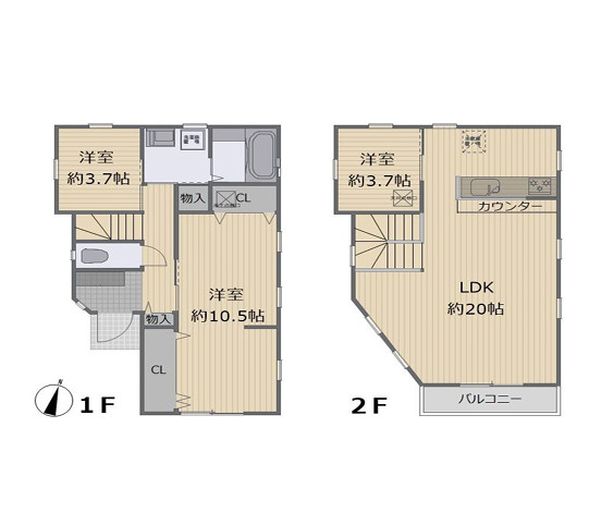 【間取り】 | 綾瀬市深谷上　戸建て