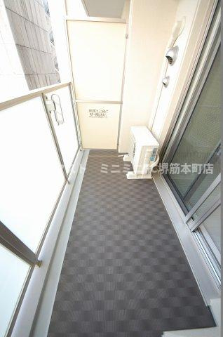 セイル淀屋橋のバルコニー