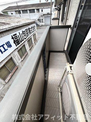 【バルコニー】 | ハピネス山田 Ｂ | 南西向き