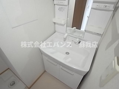 【独立洗面台】 | ラフレシールメゾン | 朝の支度にも助かる、独立の洗髪洗面化粧台