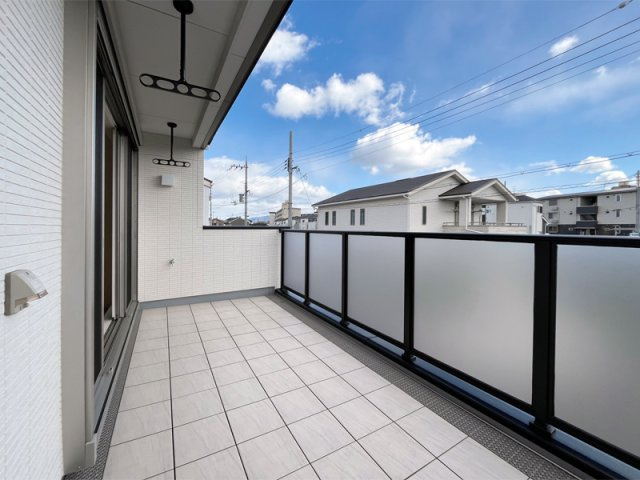 羽束師古川町【３５区画】２７号地のバルコニー