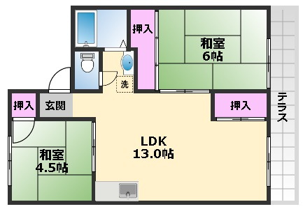 【間取り】 | スカイコーポ