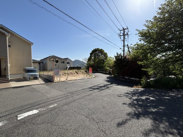 売土地　　安東５丁目（No,1/No.1,No,2)の前面道路含む現地写真