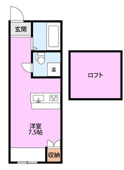 新潟県新潟市東区　1棟アパートの間取り