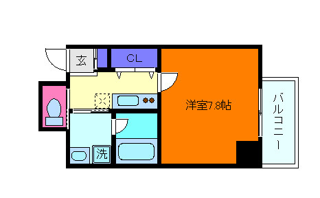 ブロード東灘深江駅前レジデンスの間取り