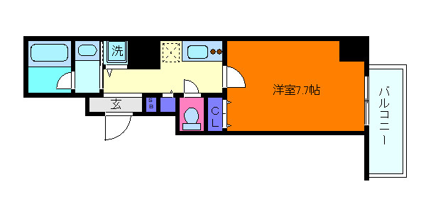 ブロード東灘深江駅前レジデンスの間取り