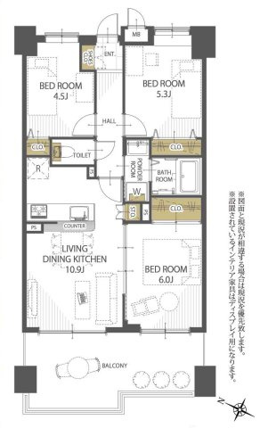 ライオンズガーデン青葉台南の間取り