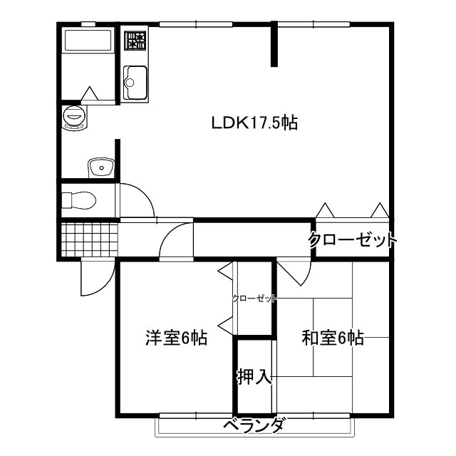 サンライフN錦A棟の間取り