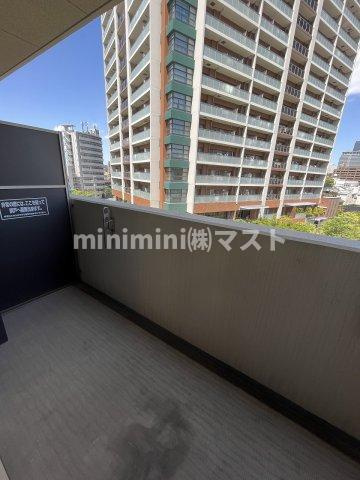 グランバース福島のバルコニー