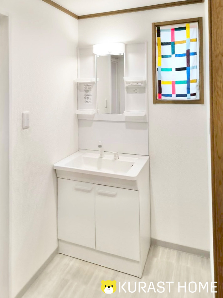 宇治市平尾台4丁目　中古戸建の独立洗面台