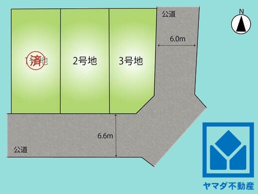 宇治市大久保町旦椋　3号棟の区画図
