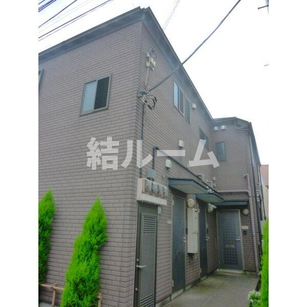 豊島区千早３丁目のアパートのエントランス