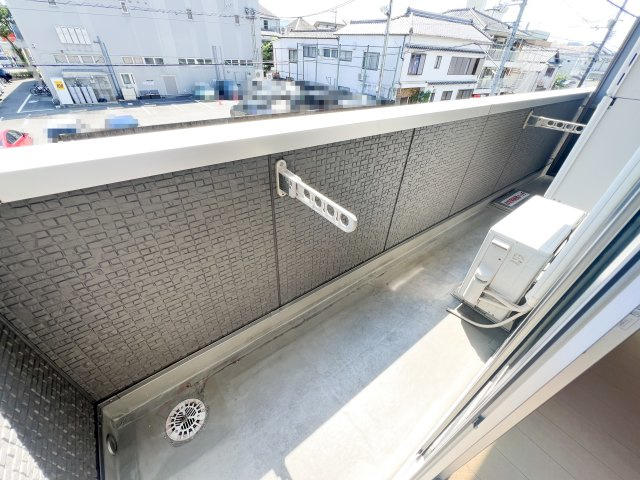 コモド伊勢崎Ⅱのバルコニー
