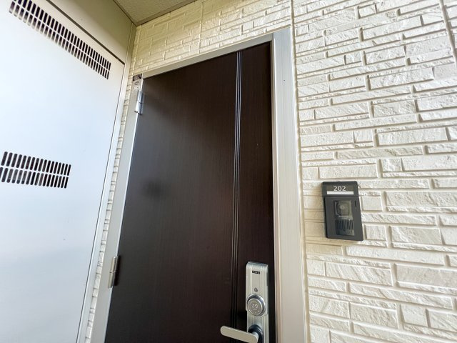 コモド伊勢崎Ⅱの玄関