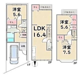 【間取り】 | 右京区太秦和泉式部町