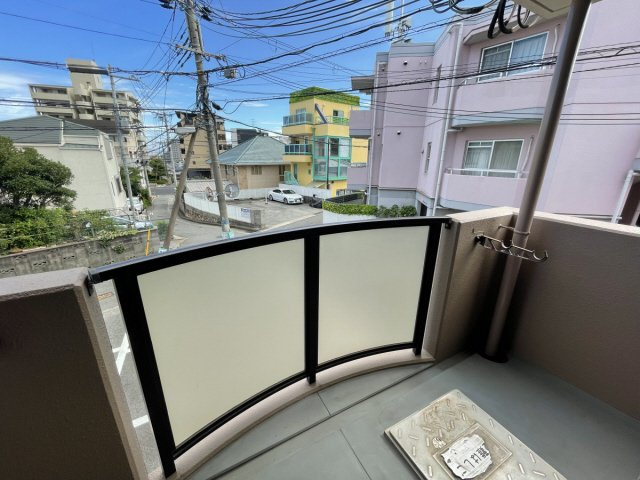 メルフィール岡本のバルコニー
