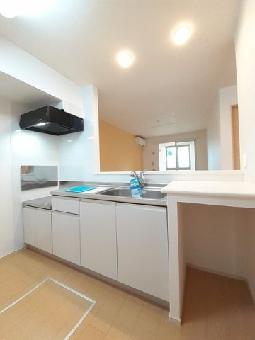 リバーサイドエイムのキッチン|きれいなキッチンです