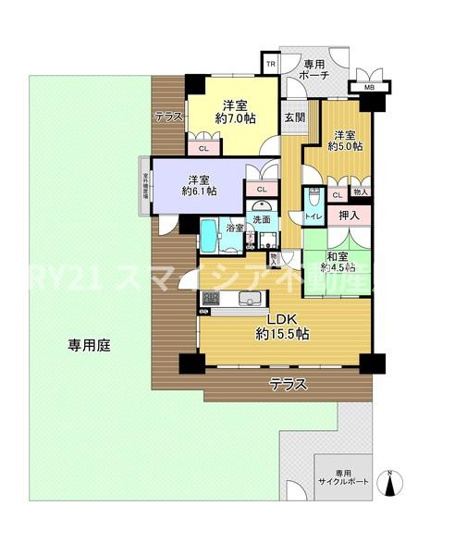 【間取り】 | グランスイート香里園