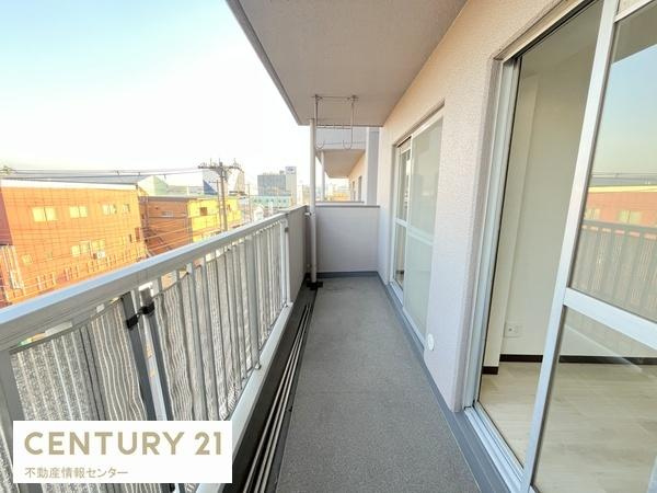 【バルコニー】 | パークハイツ千島 | バルコニーも十分広いスペースです！