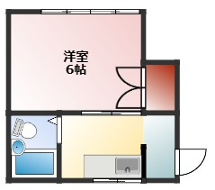 ハイツやまびこＢの間取り