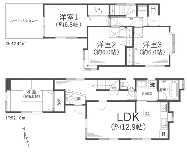 【間取り】 | ★仲介手数料無料★ 横浜市西区境之谷戸建② | 仲介手数料無料！お問合せ下さい/080-7058-7312 