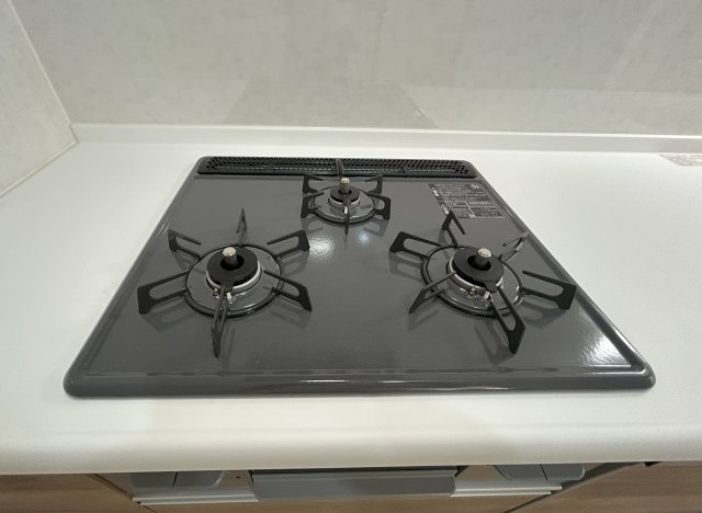 岸和田コーポラス3号棟のキッチン|ガスコンロ