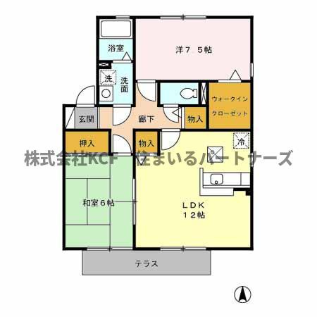 メルベーユ・ドミールの間取り