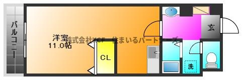 ガーデンハイツ朝妻の間取り
