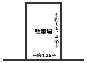 【間取り】 | 六番町2丁目　駐車場