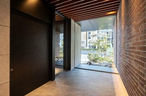 新宿区愛住町の賃貸マンションのロビー