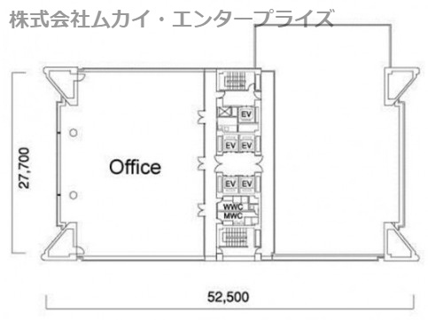 The Peak Shinsaibashiの間取り