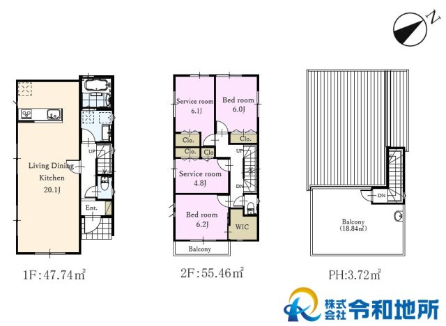 新築戸建　茅ヶ崎市柳島2丁目の間取り