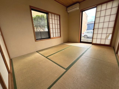 【和室】 | 宮沢町戸建 | 1階和室約6.5帖
※クリーニング前の写真です。