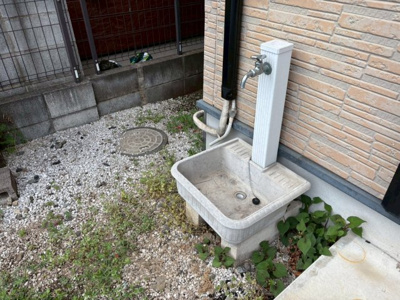 【設備】 | 宮沢町戸建 | 外水道
※クリーニング前の写真です。