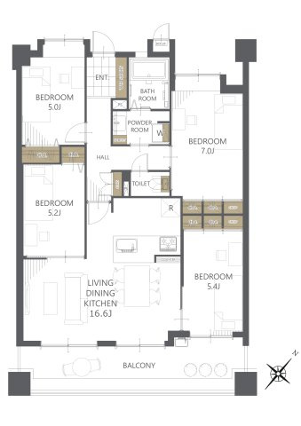 【間取り】アーバンパレス春日一の谷LAKE AVENUE 