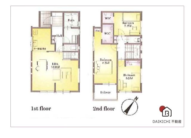 【間取り】 | 桶川市上日出谷南2期　ピュアガーデン　新築戸建　全16棟　1号棟