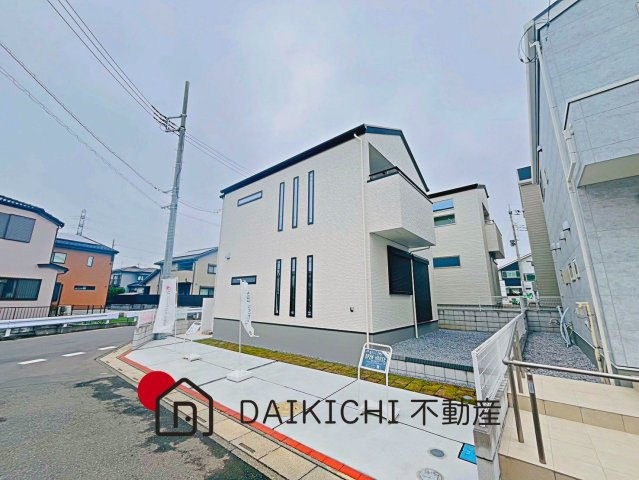 【前面道路含む現地写真】 | 桶川市上日出谷南2期　ピュアガーデン　新築戸建　全16棟　1号棟