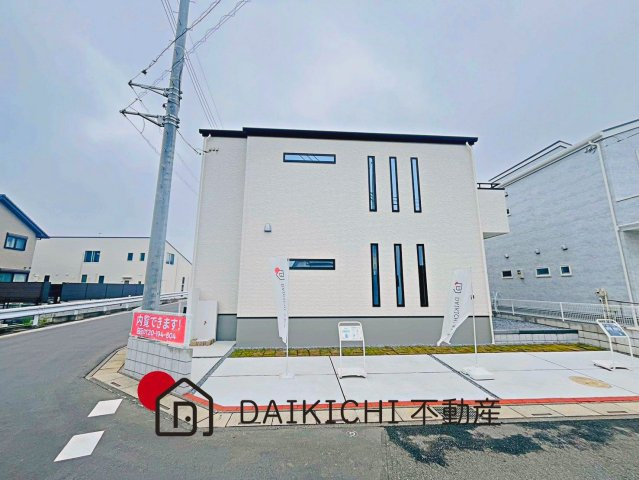 【前面道路含む現地写真】 | 桶川市上日出谷南2期　ピュアガーデン　新築戸建　全16棟　1号棟