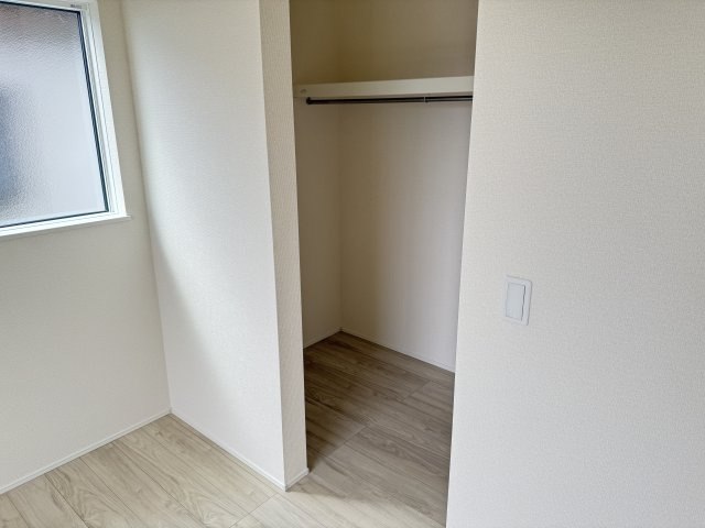 リナージュ前橋大利根町2丁目24-1期　１号棟　新築戸建の収納|２階洋室1収納。
嬉しいウォークインクローゼットです！