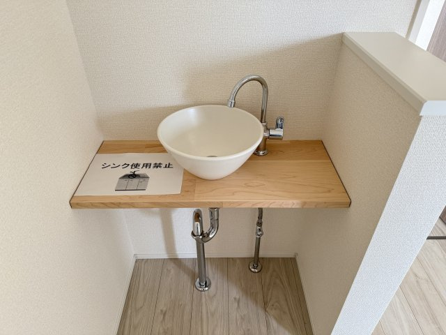リナージュ前橋大利根町2丁目24-1期　１号棟　新築戸建の独立洗面台|なんと２階にも洗面台付きです！２階に水道があるととても便利ですよ！