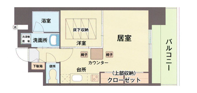 【間取り】 | HPに初期費用掲載！「プライスホーム」で検索！エステートモア天神マリーナ