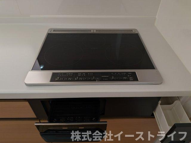 【新築戸建】　【オール電化】　いわき市平下平窪6期の浴室|同社施工イメージです。　１坪サイズのバスルーム。浴室換気乾燥機を標準装備。乾きやすい床やお手入れのしやすい排水口など、いつも清潔にご使用いただけます。