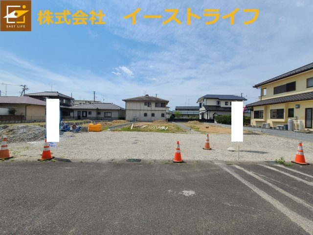 【新築戸建】　いわき市平下平窪6期の前面道路含む現地写真|造成中です。