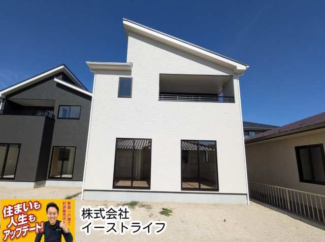 【新築戸建】　【オール電化】　いわき市平下平窪6期の前面道路含む現地写真|北側6.0ｍ前面道路