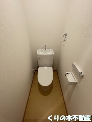 【トイレ】 | 鳥生レジデンスⅠ | 落ち着いた色調のトイレです