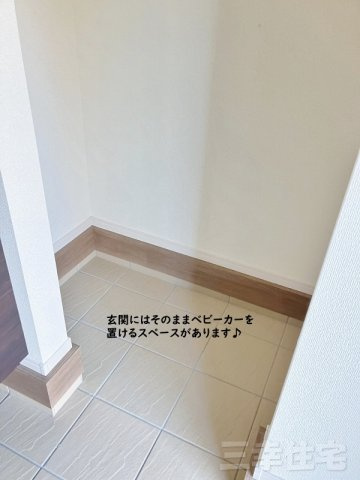 碧南市住吉町の設備|キチンと整理整頓シューズクローク　幸運は清潔感ある玄関から