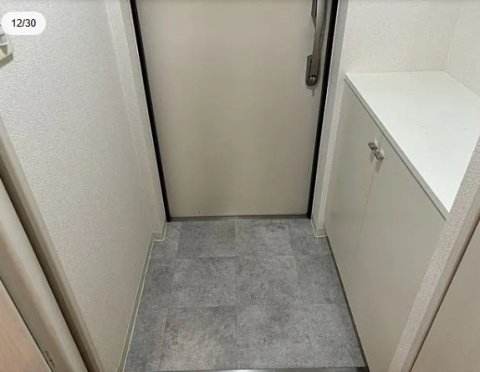 ルーエ江坂の玄関